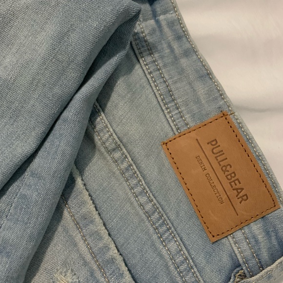 Pull&Bear - Light wash distressed super skinny jeans - Picture 7 of 7